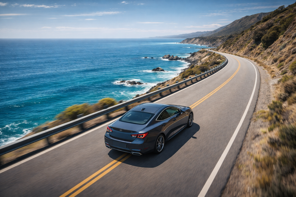 Coupe-deportivo-en-la-costa